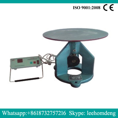 Cement mortar fluidity tester