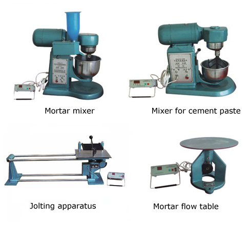 Laboratory test equipment for cement concrete