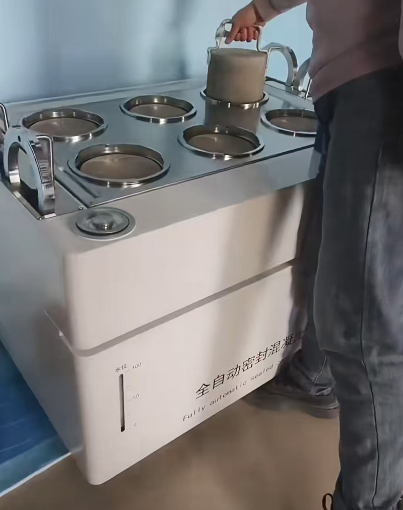 automatic sealed concrete permeameter