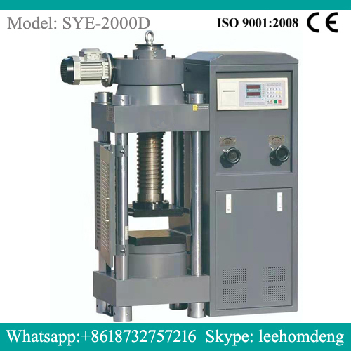 Concrete pressure testing machine