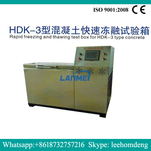 Automatic fast cycle freeze-thaw test machine