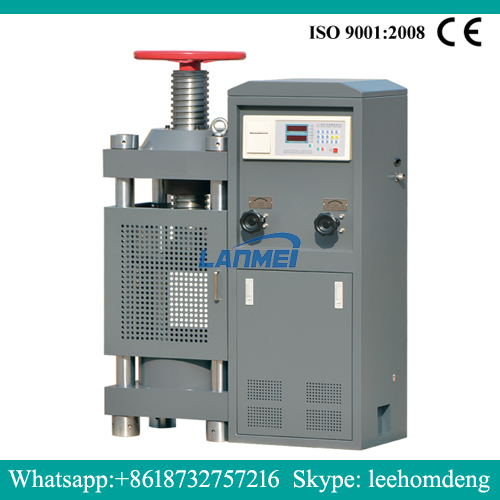 Cement pressure testing machine