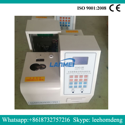 cement free calcium oxide instrument